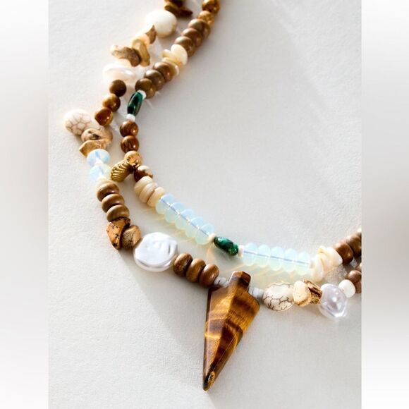 Free People Ariana Ost Batiste Layered Necklace - Picture 2 of 5